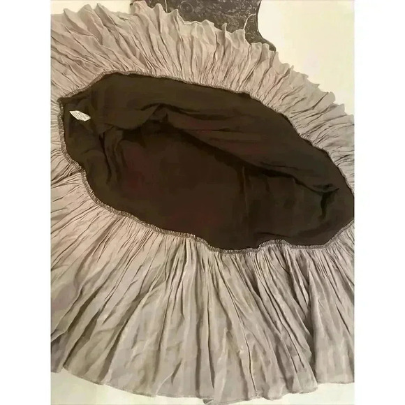 ALEXIS M Steampunk Slip Dress Grunge Hi Low Y2k Retro Layered Mini Cocktail VTG - Picture 12 of 13